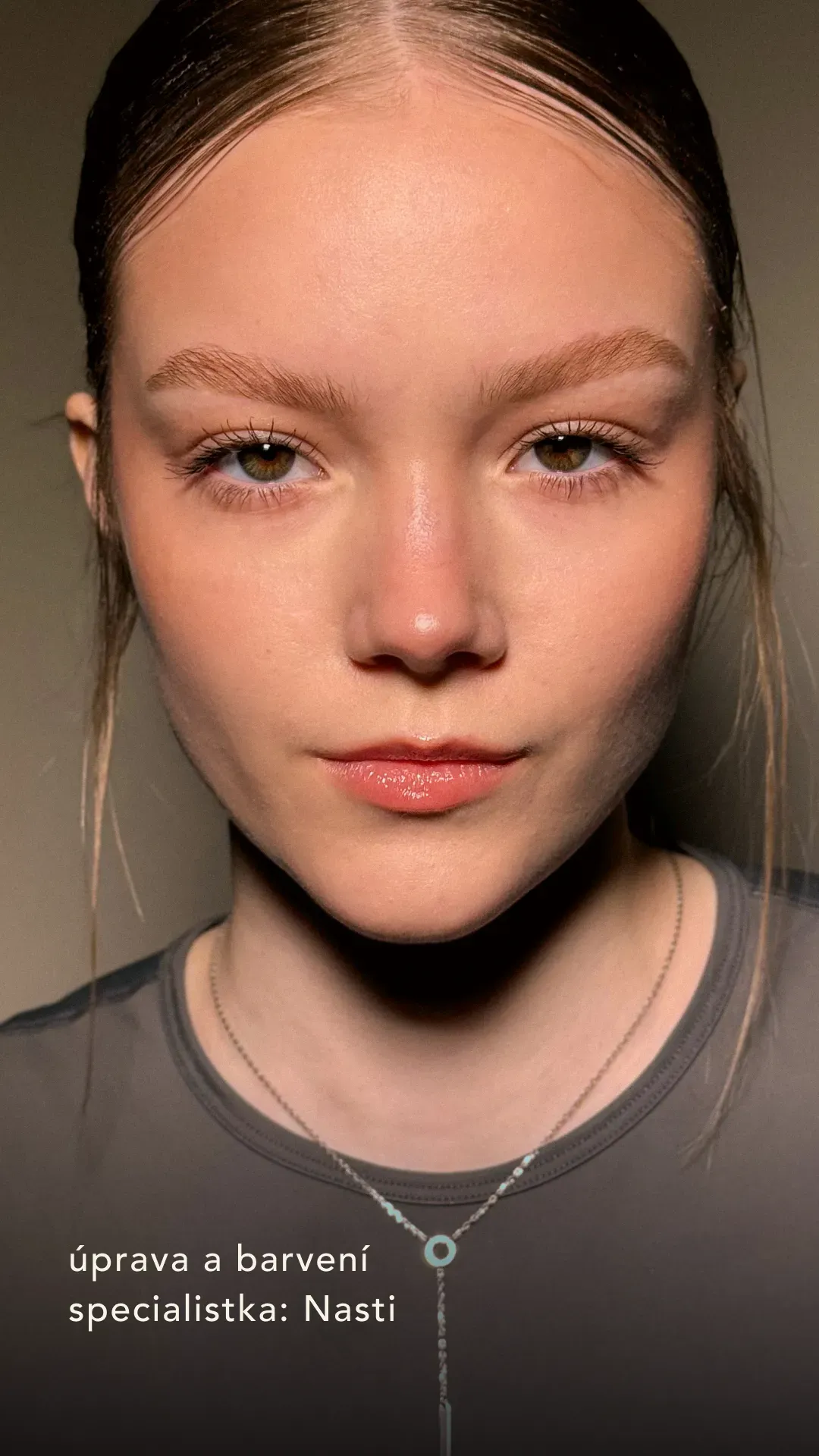 Laminace obočí Brno – výsledek noéme, specialistka Nasti